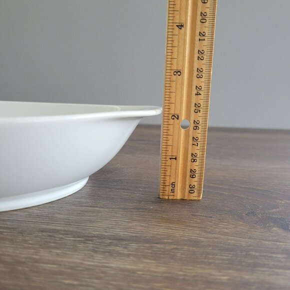 Vintage Noritake Maplewood 11" Oval Serving Bowl Blue & Tan Autumn Leaves c1960s - Picture 10 of 12